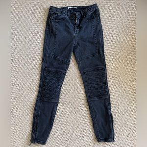 Free People size 28 black jeans.